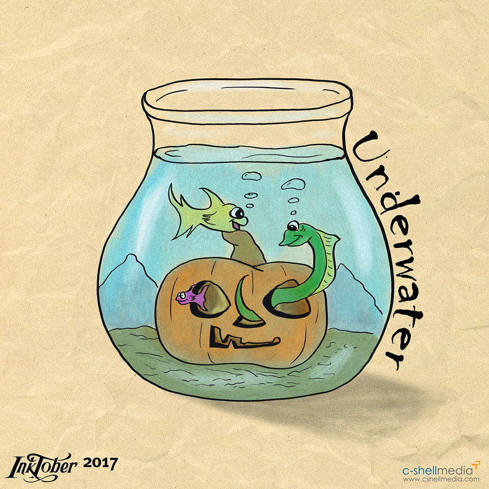 Inktober - 4 Underwater