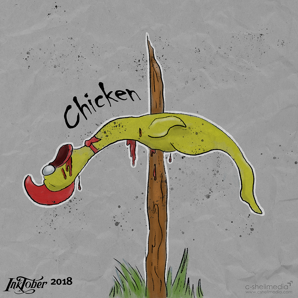 Inktober - 5 Chicken