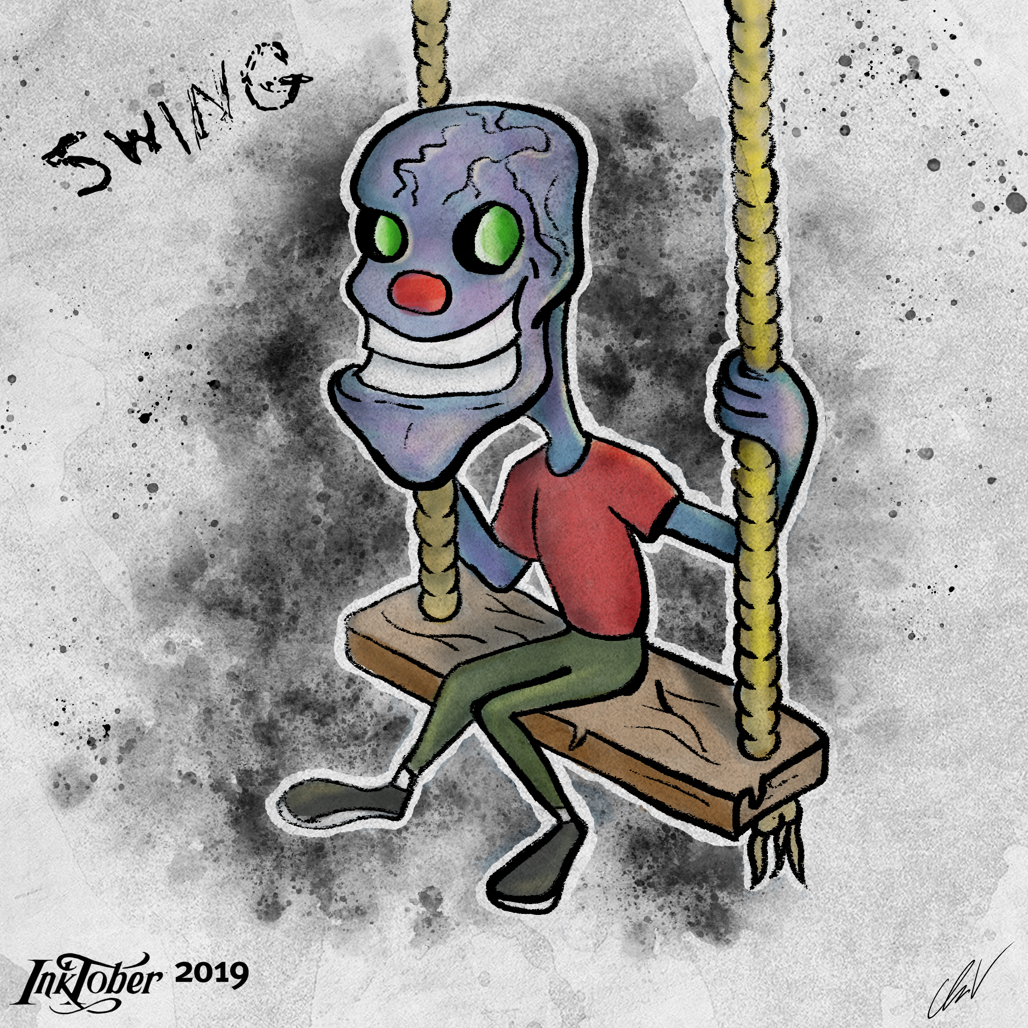 Inktober - 9 Swing
